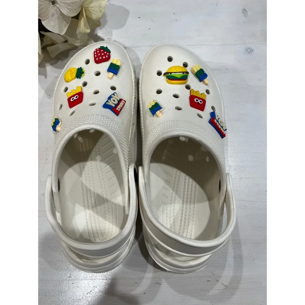 Clogs toy‎ and Food Jibbitz White sandal Shoes - Picture 4 of 7